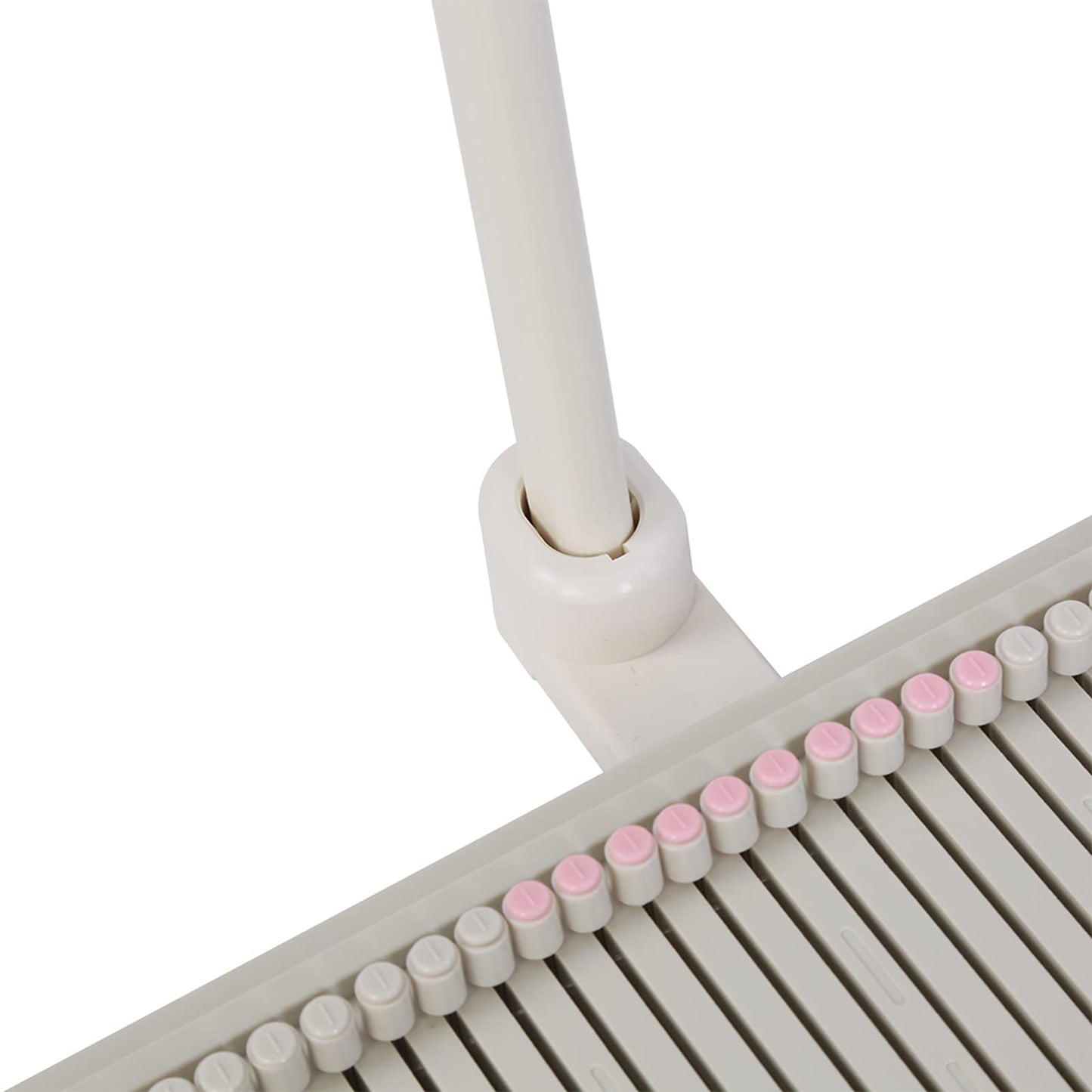 LK150 Knitting Machine Silver Reed Knitting Machine LK150 6.5mm Mid Gauge 150 Stitches Plastic Domestic Automatic Knitting Machine Includes Yarn Needles Accessories for Adults/Kids