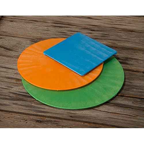 Speedball 12 Inch Round Universal Pottery Wheel Bat, Green, for Ceramics and Clay Work