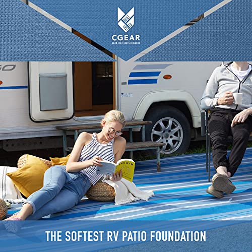 CGEAR RV Comfort Mat – Patented Sand-Free Technology with Ultra Soft Material – Sized to Your RV, Campsite, Beach House – ...