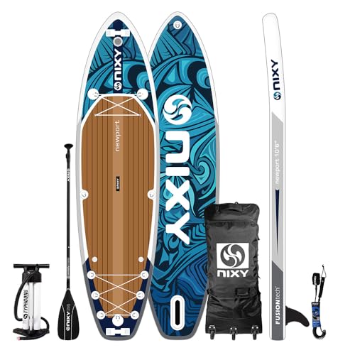 NIXY G5 Newport 10’6” x 32" Inflatable Paddle Board | High-Performance, Durable, and Lightweight SUP for All Skill Levels...