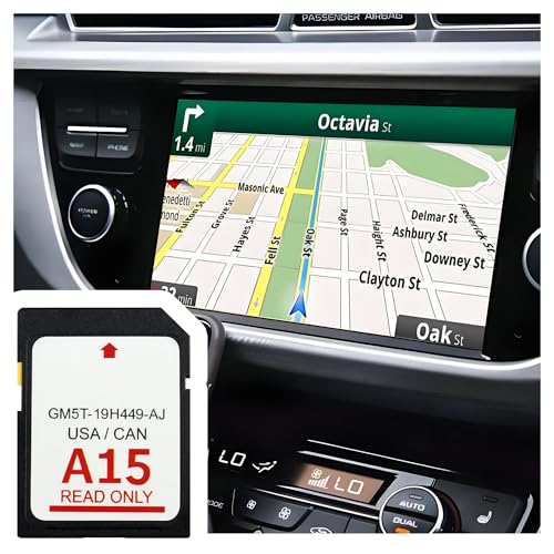 2025 Latest A15 Navigation SD Card OEM#GM5T-19H449-AJ,SD Card Coverage Canada USA for Car GPS Navigation System,Car Access...