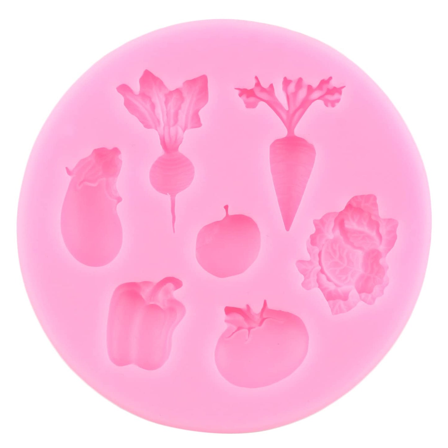 Mujiang Fruit Vegetable Silicone Molds Leaf Fondant Mold For Cake Cupcake Topper Decoration Chocolate Candy Clay Gum Paste Set Of 3