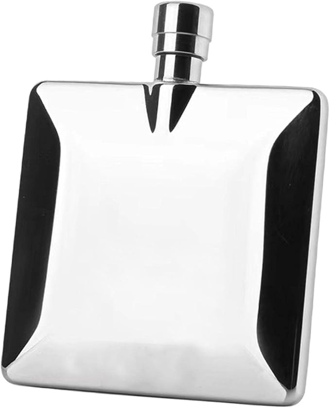 Bothyi Drinking Bottle Drinkware Bar Gift Supplies Liquid Flagon 100ml Leakproof Flat Hip Flagon Portable Flagon for Weddi...