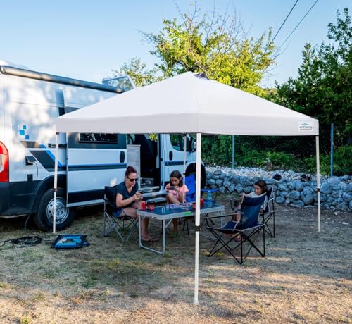Ontheway 10x10 Replacement Canopy Top Cover, Pop Up Canopy Tent with Air Vent (White)