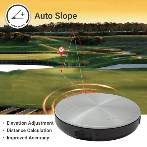 Voice Caddie VC4 Golf GPS Range Finder with Voice Output of Distance, Auto Slope, and Active Green Info on 40,000+ Courses...