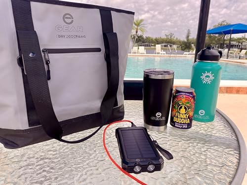 Enthusiast Gear Dry Bag Cooler Tote – Collapsible, Waterproof and Leak-Proof Soft Sided Cooler Bag - Pool, Beach - 20 or 3...