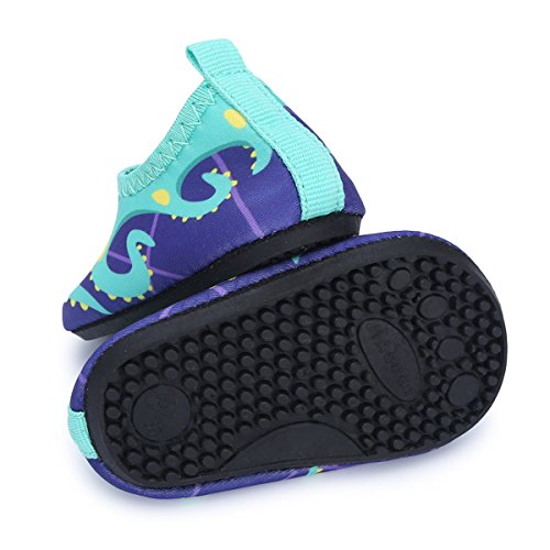 JIASUQI Baby Boys and Girls Barefoot Swim Water Skin Shoes Aqua Socks for Beach Swim Pool
