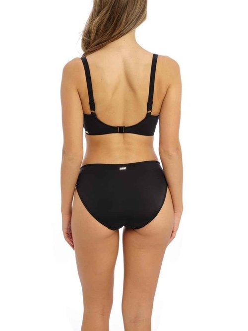 Fantasie Swim Women's East Hampton Underwire Gathered Full Cup Bikini Top, Black, 32F