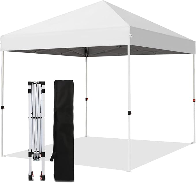 Northroad 8X8 FT Pop Up Canopy, Outdoor Instant Canopy Tent w/Carrying Bag, Portable Gazebo Shelter for Wedding Party,Comm...