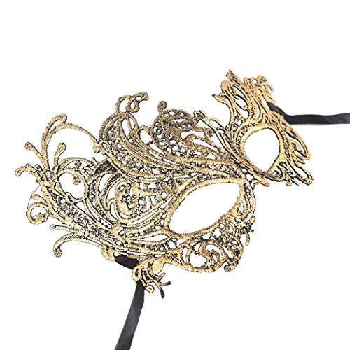 MYMENU Masquerade Mask for Women Venetian Lace Eye Mask For Party Prom Ball Costume Mardi Gras
