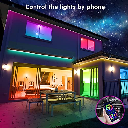 Tenmiro Led Strip Lights 130ft (2 Rolls of 65ft) Smart Light Strips with App Control RGB Led Lights for Bedroom，Music Sync...