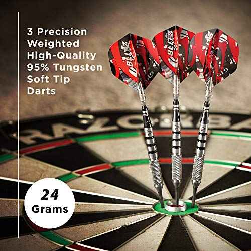Viper Blitz 95% Tungsten Steel Tip Darts with Storage/Travel Case