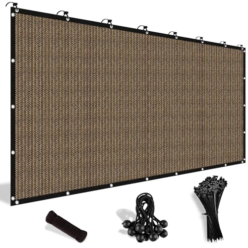 Shade&Beyond Customized Size 90% Sun Shade Cloth with Grommets, 08' X 12' Pergola Shade Cover Canopy, Mesh Tarp Sun Screen...