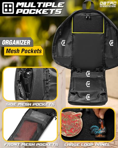 DBTAC Compact 9L Tactical Sling Bag with Removable Elastic Organizer Panel, Everyday Carry Shoulder Pack for EDC Tools, Fi...