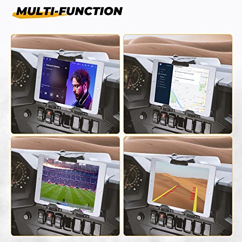 KEMIMOTO Electric Device GPS Mount Storage Box Compatible with 2019-2023 Polaris RZR XP 1000 XP Turbo Accessories RZR Tabl...