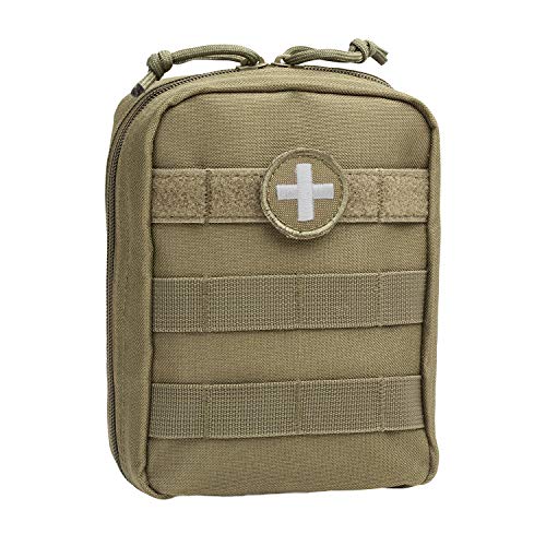 Orca Tactical First Aid Molle Pouch - Heavy Duty IFAK Pouch - Empty Medical Pouch Ideal for Military Use EMTs Law Enforcem...