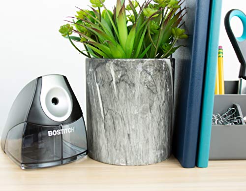 Compact Desktop Electric Pencil Sharpener, Black, Sold as 1 Each