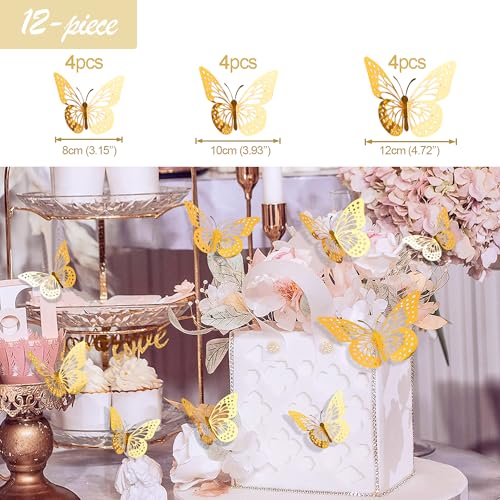 Pink and Gold Birthday Party Decorations for Women with Happy Birthday Banner,Curtains, Butterfly Wall,Circle Dots Garlan...