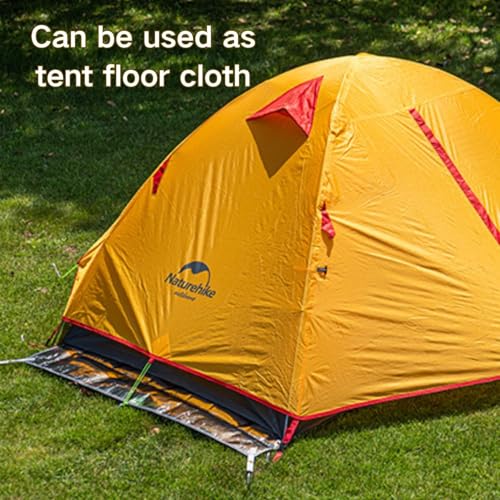 windhike Naturehike Aluminum Foil Foldable Picnic Blanket, Ultralight Ground Sheet Mat, Waterproof Camping Tarp, Sleeping ...