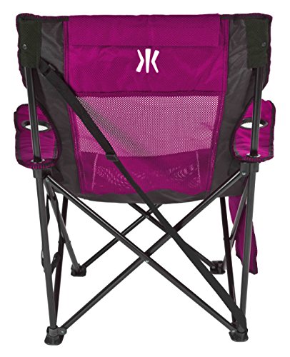 Kijaro Sling Folding Camping Chair - Enjoy The Outdoors in This Outdoor Chair with a Built-in Cup Holders and Side Organiz...