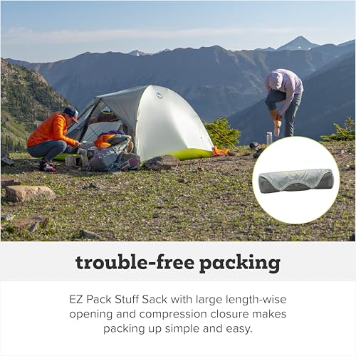 Big Agnes Tiger Wall UL - Ultralight Backpacking Tent, 3-Season Semi-Freestanding Side-Entry Shelter for Camping & Backpac...