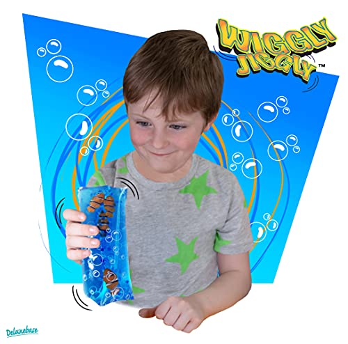 Wiggly Jiggly - Clown Fish from Deluxebase. Large Super Squishy Water Snake Fidget Toy with Clown Fish Figures. Great Sens...