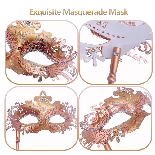 Masquerade Mask for Women/Men, Fancy Party Face Mask Venetian Mask for Prom Ball Halloween Mardi Gras