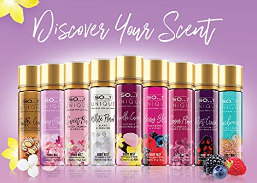 So...? Unique Vanilla Candy Body Mist - Delightful Perfume for Women - Sweet, Fruity Vanilla Perfume with Peach and Rose - Gifts for Women - 5.1 oz
