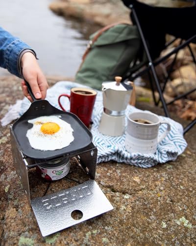 Sterno Foldable Portable Camping Stove - Easy-to-Assemble Outdoor Cooking Stove for Camping, Picnics, Tailgating & Emergen...