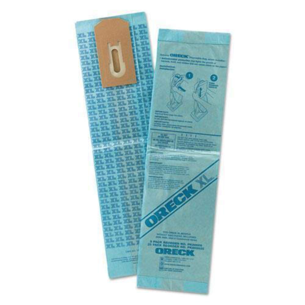 Oreck Commercial XL Vacuum Cleaner Bags, Pack of 25, Single-Wall Filtration, Disposable, Fights Odors, Oreck Vacuum Cleaner Bags for Use in Upright Vacuums