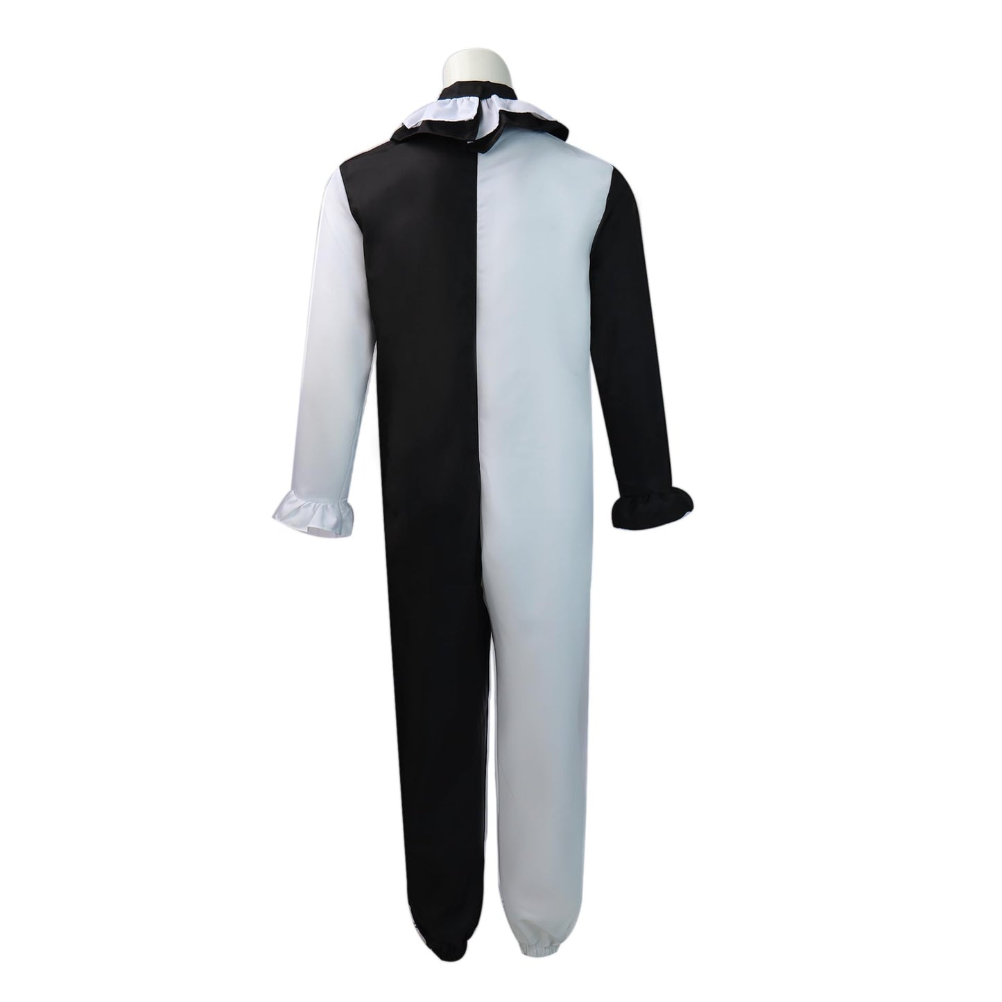 Generic Art the Clown Costume Clown Jumpsuit Men Women Outfit Black White Bodysuit Full Set Halloween Costume With Mask, Large
