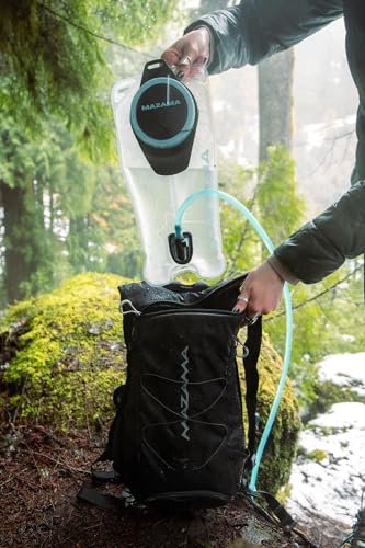 The Trailflow-88 Hydration Bladder by Mazama Designs. Leakproof, Easy to Clean and Fill Water Reservoir, BPA-Free, Fits Mo...