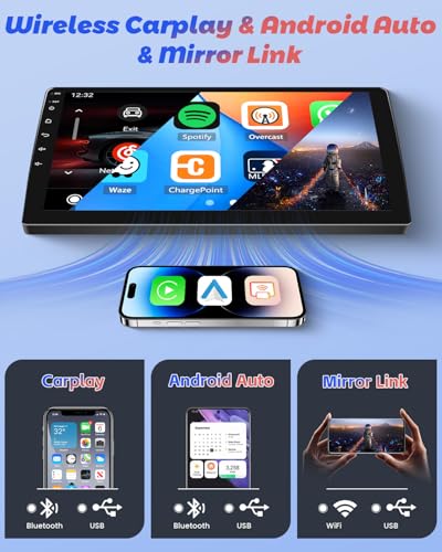 Hikity for Suzuki Swift 2017-2020 Android 15 Car Stereo, 2+64G 9 Inch Touchscreen Radio with Wireless Carplay, Android Aut...