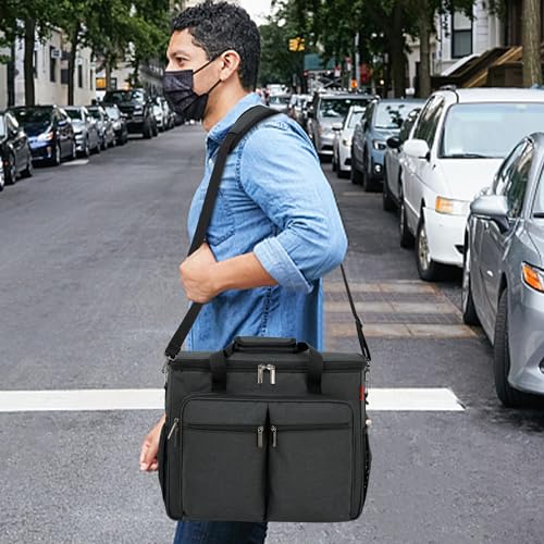 OUUTMEE Bartender Bag, Bartender Kit Travel Bag for Cocktail Shaker Set, Portable Carrying Case with Compartments for Wine...