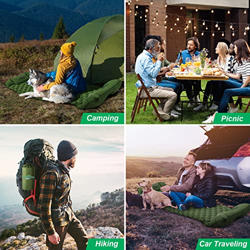 WANNTS Sleeping Pad, Ultralight Inflatable Sleeping Pad for Camping, Built-in Pump, Ultimate for Camping, Hiking - Airpad,...