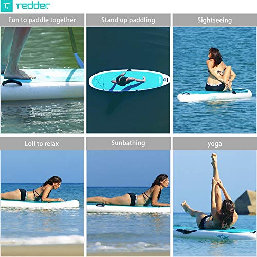 redder Stand Up Paddle Board Inflatable SUP Board for Kids and Adult Stand Up Paddling Board with Leash, Paddle, Backpack,...