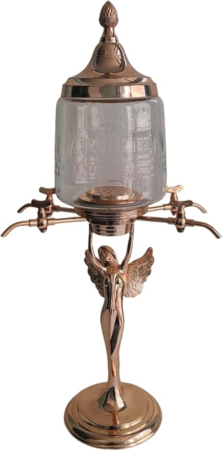 RoyalAntiquess New Handmade Copper Absinthe Fountain | 4 Spout | Absinthe Tower | Absinthe Dispenser