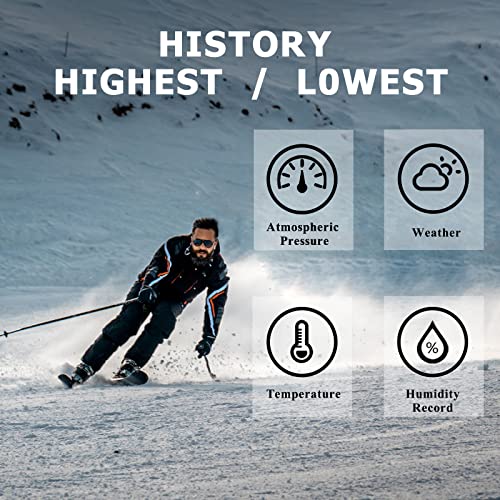 Altimeter GPS Digital Waterproof Outdoor Altitude Pre-Warning Remind Compass Stopwatch Sports -Barometer Weather Forcast P...