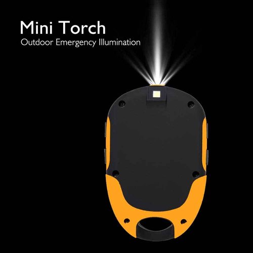 Ayayu Multifunction Digital Altimeter, Waterproof Handheld GPS Navigator Tracker with Mini Torch, Electronic Barometer Thermometer Compass for Camp Climb Hike
