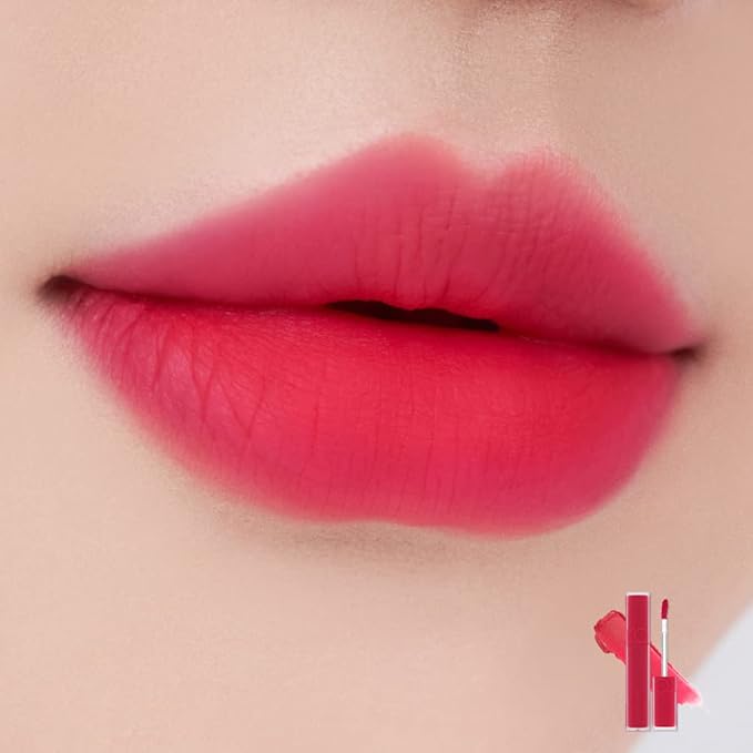 rom&nd BLUR FUDGE TINT #11 Fuchsia Vibe: K-Beauty Velvety Matte Liquid Lip Stain for Effortless Blurring, Long-Lasting Comfort & Vibrant Red-Blue Tone
