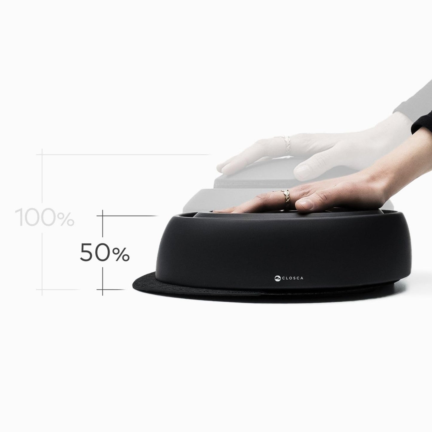 CLOSCA. Folding Helmet with Visor. Adult Bicycle Helmet. Bike and Electric Scooter Certified. Commuter and Collapsible. Colors for Women and Men. (Black/Black Visor, L)