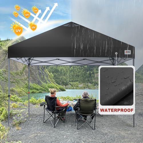 ABCCANOPY Replacement Canopy Top for Easy Pop up Canopy Tent 10x10, Black