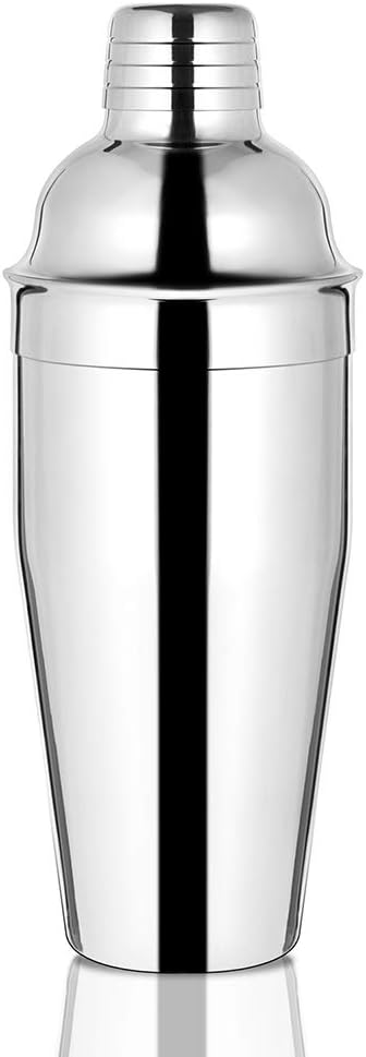 Etens Bar Cocktail Shaker, 24 oz Martini Shaker Drink Mixer with Built-In Strainer for Bartending – Stainless Steel Barten...