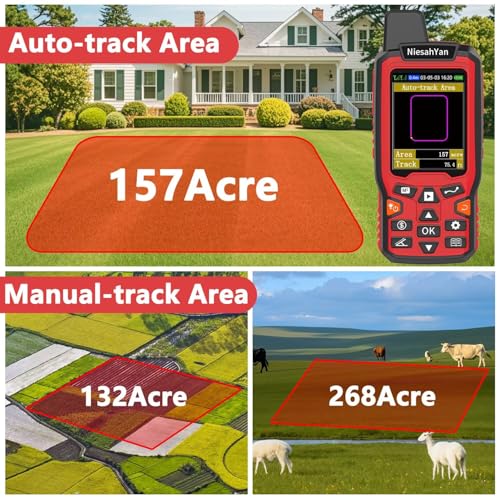 ZL180 Handheld GPS for Surveying, High Precision Rugged Land Surveying Equipment for Ranches, Garden, Farmland and Parking...