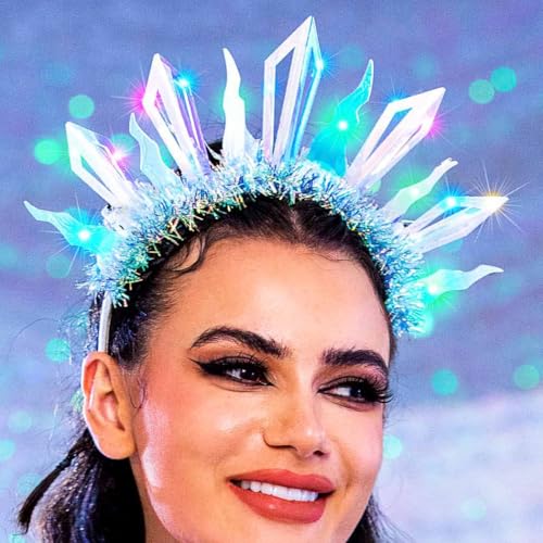 Yean Light Up Headbands Led Headband Party Hair Accessories for Women and Girls