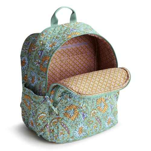 Vera Bradley Premium Cotton Bancroft Backpack, Gemstone Paisley