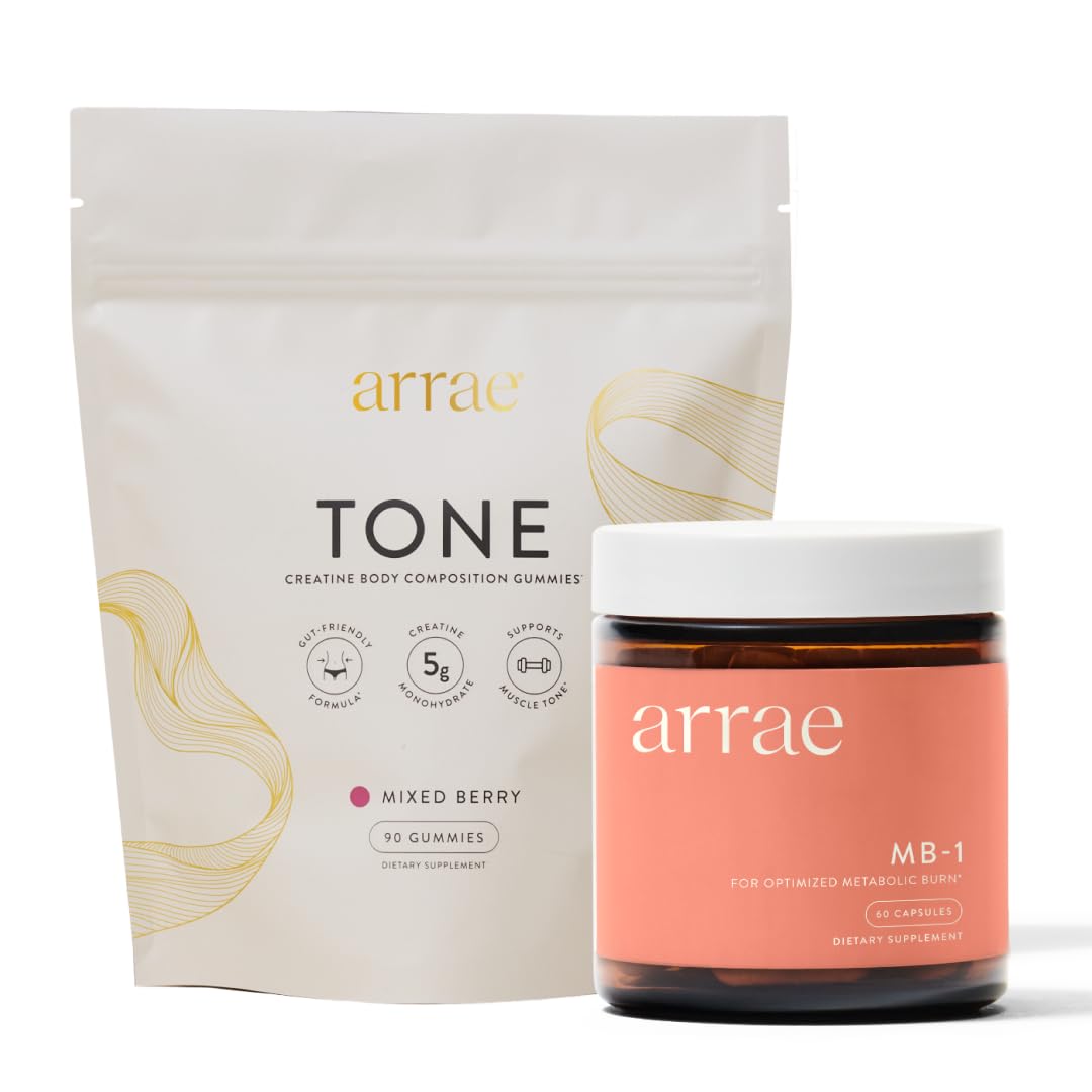 Arrae Lean & Define Duo MB-1 + Tone Gummies for Metabolic Support and Body Composition