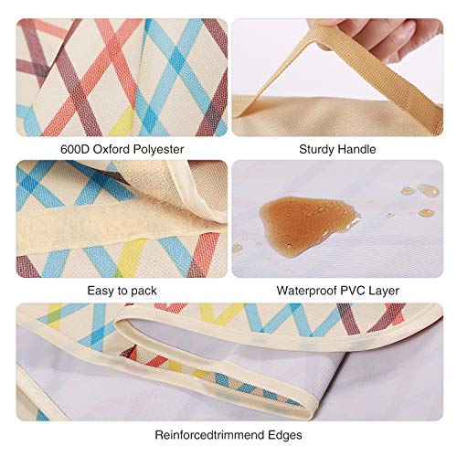 REDCAMP Extra Large Picnic Blanket Waterproof Sandproof, Durable Oxford Foldable Picnic Mat Outdoor Blanket for Lawn Park ...