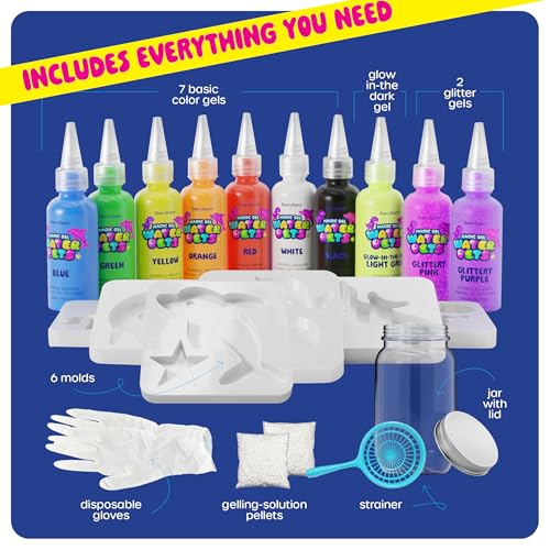 Dan&Darci Aqua Fairy Water Gel Kit for Kids - Magic Elf Toy Kits - Waters Pets - DIY Squishy Maker Set - Craft for Kids - ...