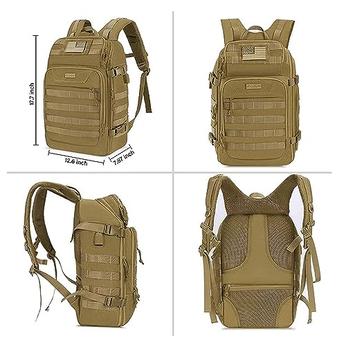 MOSISO 30L Military Tactical Backpack for Men, Army Backpack Military Daypack 3 Day Assault Pack Hiking Rucksack Bug Out B...